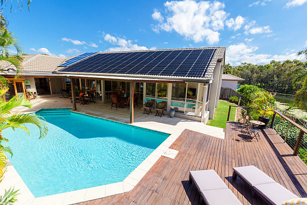 Painéis solares para aquecimento de piscina