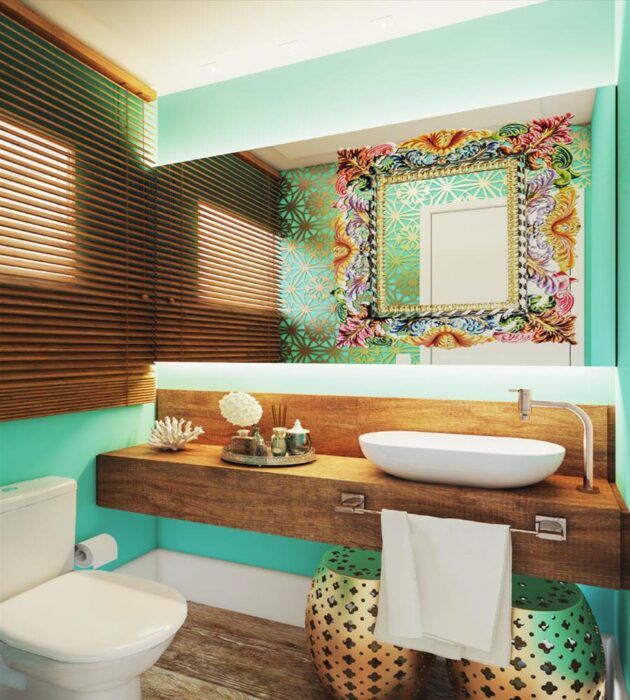 Lavabo em Estilo Boho